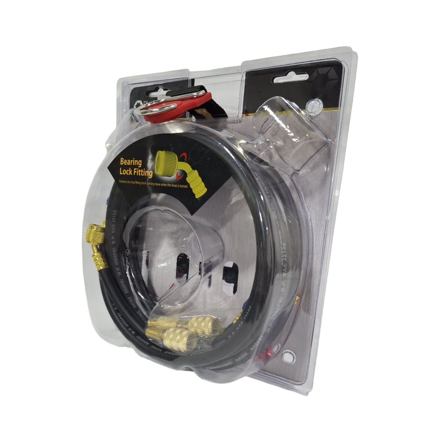 Manómetros Alta/Baja 27856 R22/R134A/R404/R410A, Mangueras (800/4000PSI) y Adaptadores 5/16