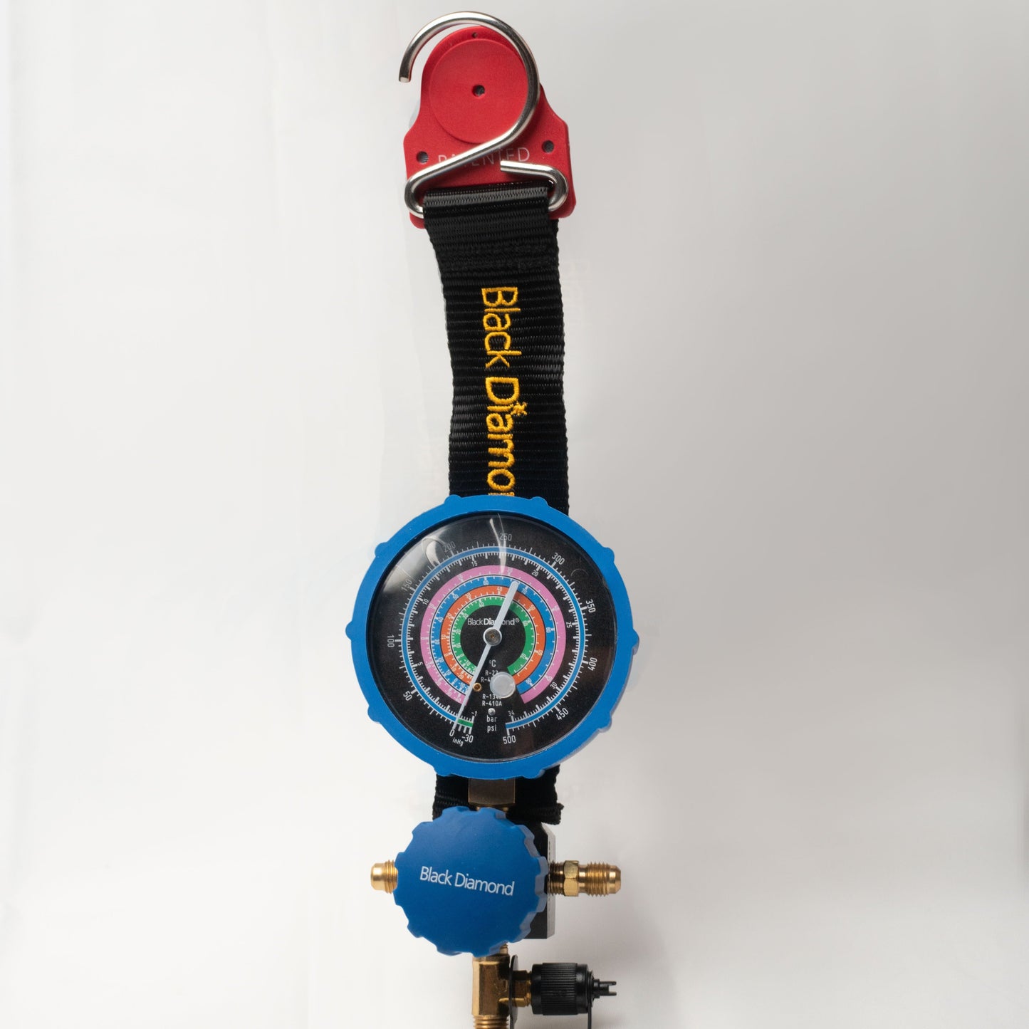 Manómetro de Baja Presión 20815 R22/R134A/R404A/R410A con Manguera de Alto Rendimiento